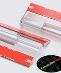 Clear Acrylic Hinges 12 Inch Four Pack Self Adhesive No Glue Needed Transparent 300mm Piano Hinges For Cabinets Boxes And DIY Projects