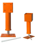 Adjustable Screw Jacks Set For Leveling And Support, Heavy Duty Floor Jacks 14.5 To 18.5 Inch Range, 24000 Lb Capacity, 2 Pack shown