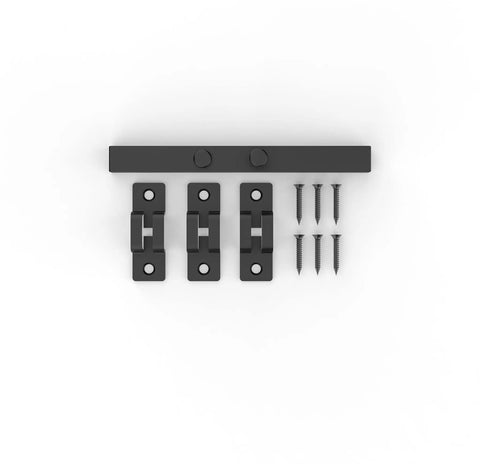 Heavy Duty Reversible Gate Slide Latch 7.8 Inch Black With WeatherGuard Outdoor Gate Hardware For Fences Left Or Right Mount