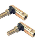 Ball Joint Replacement For Lawn Tractor For Yard Pros Fits MTD All Lawn And Garden Tractors From 1997 Onward With Seven Sixteenths Inch RH Female Thread And Three Eighths Inch RH Male Thread Replaces 7230448 9230448 1120917 two metal lawn tractor ball joints with threaded ends