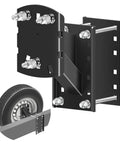 Heavy Duty Spare Tire Mount Bracket For Trailers And Carriers, 300 Lb Capacity, Compatible With 4 To 5.5 Inch Bolt Patterns, side view