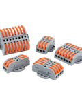 Easy Install Wire Connector Kit No Fuss Tool Free Quick Wire Cable Connectors With Fix Hole Universal Compact Wiring Terminal Block