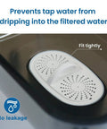 PF01A Water Filter Replacement For Your Water Pitcher And Dispenser Filtration System NSF Certified Cuts Lead And PFAS PFOA PFOS 3 Pack shown installed.