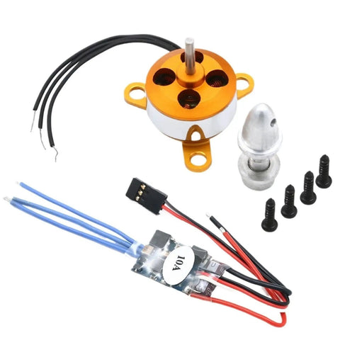 Ultra Lightweight 9G Micro Brushless Drone Motor With Multi KV Options 2200KV 2700KV 2900KV 3200KV Mount And 10A ESC Included