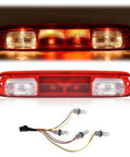 High Mount Third Brake Light With Bulb For Chevy Silverado And GMC Sierra 1999 To 2006 1500 2500 3500 HD Models And 2007 Classic