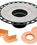 Kerdi Drain ABS Flange Shower Drain Kit With Seamless Bonding Integration For Secure Waterproofing And Easy Renovations, 2 Inch Outlet
