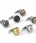 3 Digit Combination Mailbox Lock Seven Eighths Inch Rotary Tongue Cam Lock For Cabinets And Drawers Security Lock With Keyless Access