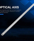 Pro Grade Heavy Duty Linear Drive Shaft Chrome Plated Carbon Steel Ultra Smooth Drop Dead Precise Optical Axis Rod For Cnc Machinery And Plant Automation 15Mm X 500Mm, stainless steel optical axis.