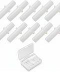 Bi Fold Top Mount Pivots Kit 10 Pcs Nylon Three Eighths Inch with clear storage case visible