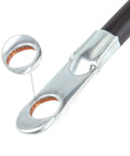 Top Tier 4 Awg Battery Cable Set 18 Inch With 3 8 Copper Stud Lugs close-up of copper stud lug detail.