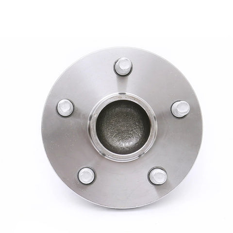 Front view of a Rear Wheel Hub Bearing Assembly Set Of 2 For 2009-2018 Toyota Corolla And 2009-2014 Toyota Matrix FWD 1.8L 5 Lug Rear Hubs