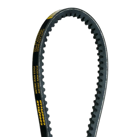 XPZ630 Metric Cogged Industrial Belt 643 mm Oil and Abrasion Resistant EPDM Rubber With Molded Cog Design focusing on cog details