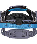 Inside view of Carbon Fiber Full Brim Hard Hat With Rechargeable Headlamp Vented ANSI Z89.1 Class C Type 1 Spartan K12 Series
