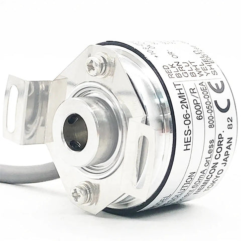 Side view of Top Notch Incremental Encoder With Flexible PPR Range From 600 To 3600 For Precise Motion Sensing In Industrial Machinery