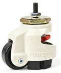 Heavy Duty Leveling Casters Set Of Four With M8 Threaded Stems Made For Cnc Routers Laser Cutters And 3D Printers featuring a sturdy base and adjustable foot.