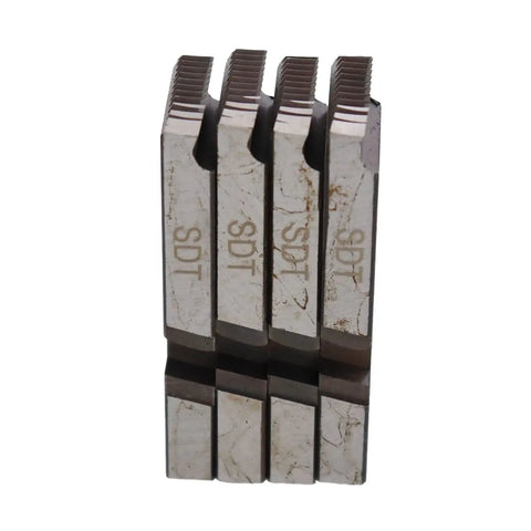 Universal NPT Right Hand Pipe Die Set For 1 Inch To 2 Inch Alloy Steel Construction Fits RIDGID Die Heads 811A 815A