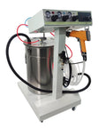 Jaryannix 110V Electrostatic Powder Coating Machine With Fast 500 G Min Output And High Voltage Precision setup with powder gun.