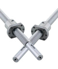 High Precision Ground SFU50 Ballscrew With Keyway, Step, Plane, Wrench And Threaded Hole For Manipulators, Pro Grade Linear Motion Screw