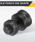 Beefed Up Heavy Duty Hydraulic Hole Punch Die Set 4mm Round Hole For CH-60 Electric Punching Machine, 40Cr Steel Die