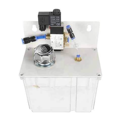 110 Volt Self Priming Coolant Spray System And Micro Mist Machine For Cnc Lathe Milling Drill Machines top view showing pump and tank components.