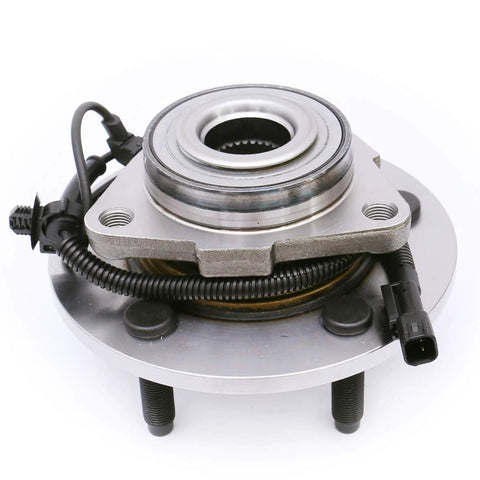 Front Wheel Bearing Hub Assembly For 2006-2008 Dodge Ram 1500 4 Wheel ABS 5 Lug Crew Cab And Standard Cab Front Left And Right Pair Set Of 2 OE Quality Ready To Roll