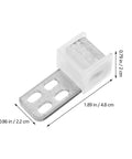 Heavy Duty Sofa Spring Clips Upholstery Repair Kit Zig Zag Spring Retainer showing a carbon steel clip for couch seat repair, 4.8 cm long.