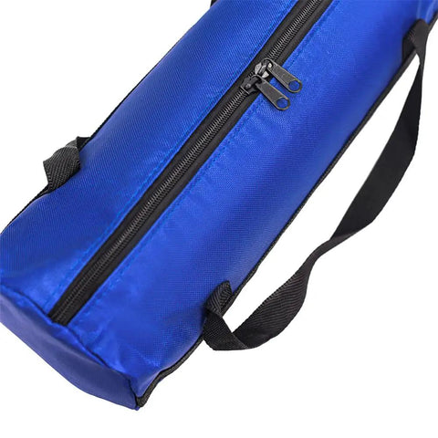 Blue Heavy Duty 15.7 Inch Tool Pouch With Zipper Waterproof Canvas Utility Bag Wide Mouth Handle Tote 2 Pack close-up