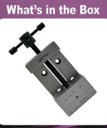 Mini Steel Vise Clamp for Precision Workholding, 2 Inch Jaw, 50 Mm Opening, Built Tough for Milling and Drilling