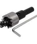 Pro Grade 18.5mm Hole Saw Kit With 68mm Long HSS Spring Loaded Twist Bits Includes Hex Wrench For Deep Cutting 15mm Depth