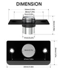 Dimensions of Hidden Magnetic Door Ball Catch Set Adjustable Hardware With Stainless Steel Strike Plate Noiseless Strong Suction