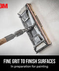 Pro-Pak Drywall Sanding Paper, 25 Sheets, 120 Grit, 4.2 Inch By 11.25 Inch used on drywall surface with sanding tool