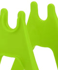 Close-up of green components from Balance Bike And Scooter Sledge Board Kit For Winter Fun, Portable Snowboard Ski Luge Set