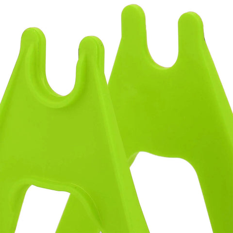 Close-up of green components from Balance Bike And Scooter Sledge Board Kit For Winter Fun, Portable Snowboard Ski Luge Set