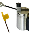 Heavy-Duty Radius Ball Turning Attachment for 7x16 and 7/16 Mini Lathes and Larger Machines, 60mm Radius Capacity, shown with tools