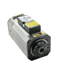 7.5 KW Air Cooled Automatic Tool Change Spindle Motor 24000 RPM ISO30 Taper CNC Router from a side angle, showcasing its robust design.