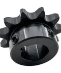 40B11 Type B Sprocket for ANSI 40 Roller Chain Three Quarter Inch Bore Eleven Tooth Heavy Duty Hardened 1045 Carbon Steel