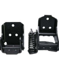 Two Piece Door Hinge Set Assembly Left Driver Upper And Lower Steel Aluminum Black For Buick Regal 1978 1988 Chevrolet El Camino