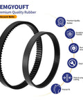 Replacement Belt Set For ProHeat 2X Revolution Pet Pro Carpet Cleaner Fits 1986 1548 1551 2007 1964 2007P Replaces