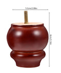 Four Pack Wooden Furniture Feet For Cabinets And Sofas Sturdy Leveling Legs For Desks And Tables Easy Install And Reusable Wood Feet