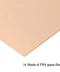 Single Sided FR4 Copper Clad PCB Kit 5 Pack 70 X 50 X 0.8mm Copper Plated Universal Prototype Circuit Boards corner view