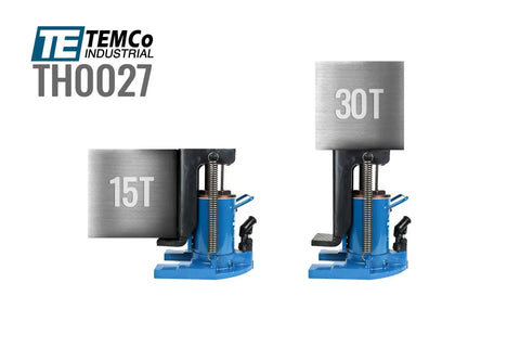 Heavy Duty Hydraulic Toe Jack Built Like A Tank For 30 Ton Heavy Lifting showing 15T and 30T capacity with precision machined design.