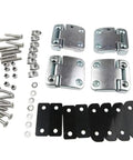 Tough As Nails Drop Right In Front Door Hinge Replacement With Full Stainless Steel Nut And Bolt Hardware Kit For Cars Trucks And Vehicles Quick Install, includes hinges and hardware.