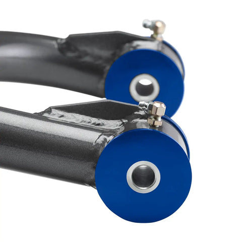 Close-up of Beefed-Up Heavy-Duty Upper Control Arm Kit With FK 1.25 Inch Uni-Ball Bearings For GM Trucks Silverado Sierra Avalanche