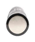 Bottom view of Rechargeable NiMH Battery Pack 6V 4400mAh Replacement for Maglite Flashlights, silver end cap, cylindrical design.