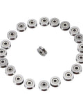 20 Pack V Groove Ball Bearings V623ZZ 3x12x4mm Double Shielded Pro Grade Mini Rail Guides for CNC rails in circular layout