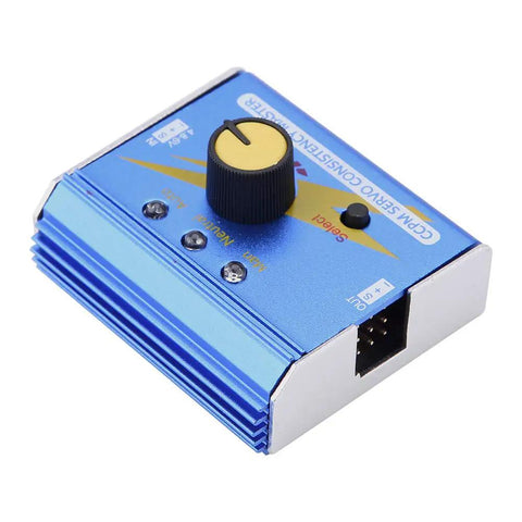 3 Channel Servo Tester And ESC Controller For RC Planes Drones Helicopters And Cars CCPM Boss Tester with blue aluminum housing