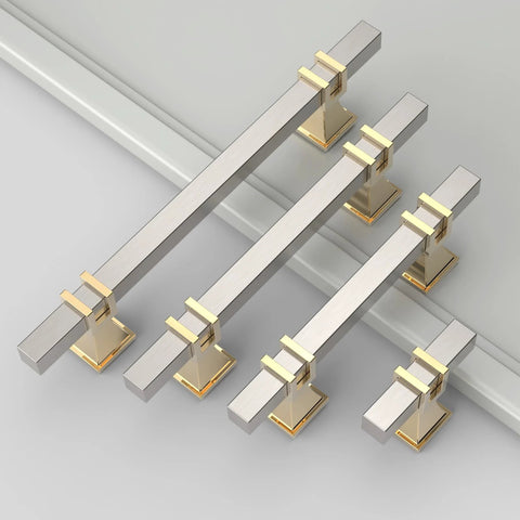 10 Pack 3 Inch Cabinet Pulls Brushed Satin Nickel T Bar Drawer Handles For Cabinets Nickel Cabinet Hardware