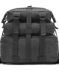 Back view of a Rugged 45L Tactical Backpack for Men with MOLLE 3 Day Assault Bug Out Daypack Water Resistant Heavy Duty Military Style Backpack
