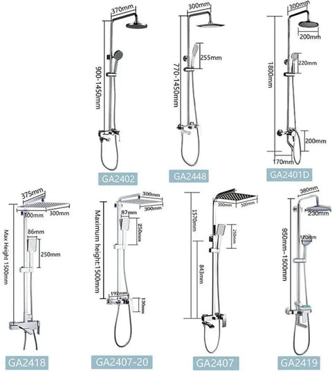 Built Tough Modern Bathroom Rainfall Shower Kit And Tub Faucet Set With Solid Lead Free Brass Chrome Waterfall Mixer Top Tier Fixtures dimensions and designs overview.