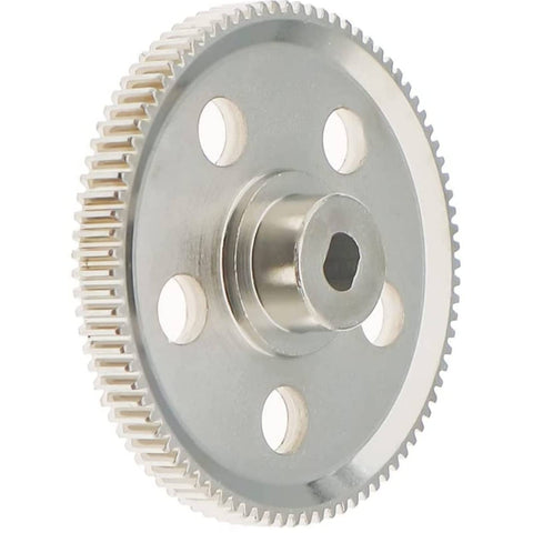 Gen7 Upgrades 45 Hardened Steel Beefy Spur Gear 87T for RC Hobby Cars Everest 10 Pro Sport Upgrades Silver Finish